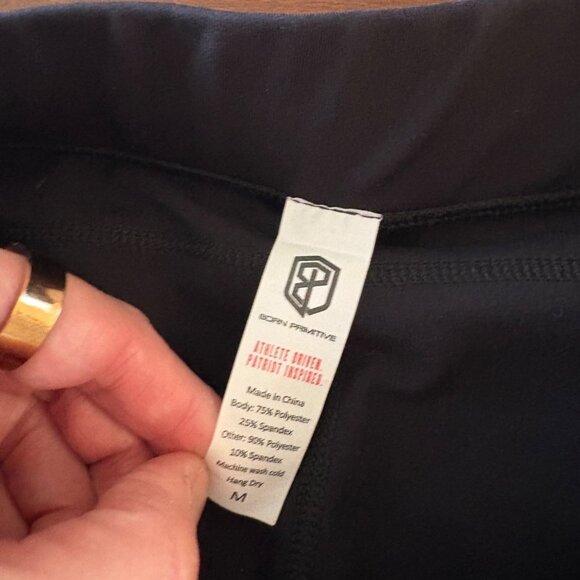 Born Primitive Pleated Moto Fitted Joggers Leggings in Black Women’s Medium - Picture 7 of 10